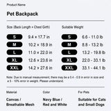 Breathable Pet Backpack Carrier for Cats and Small Dogs