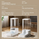 Elevated Dog & Cat Feeding Station with Water Dispenser