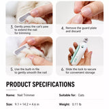 Adjustable-Opening Cat Nail Clipper