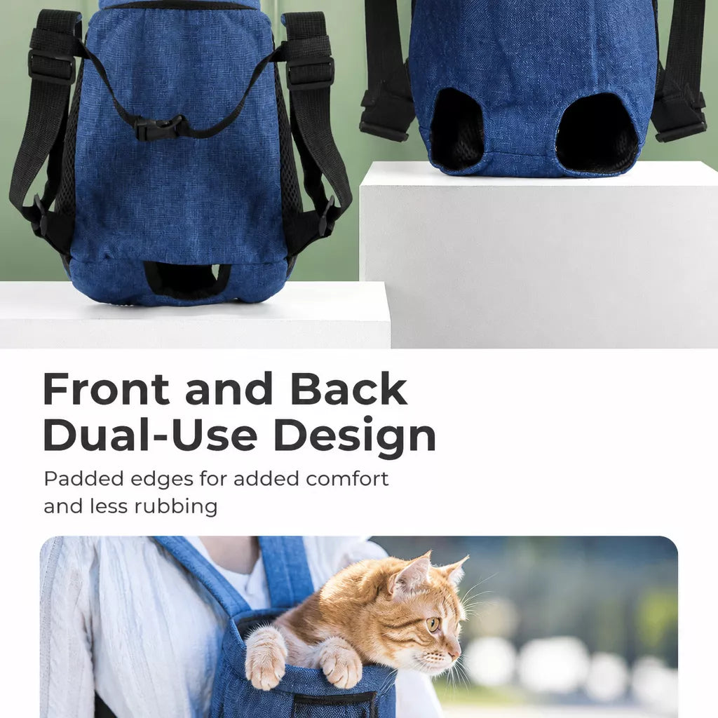 Front Carrier Backpack for Small Dogs and Cats