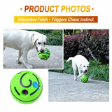 Interactive Squeaky Ball Dog Toy