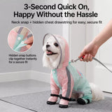 Waterproof Four-Leg Raincoat for Small Dogs