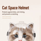 Clear Plastic Pet Recovery Cone for Cats