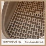 Portable Plastic Pet Carrier for Cats and Small Dogs Up to 16 lb