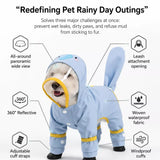 Waterproof Four-Leg Dog Raincoat