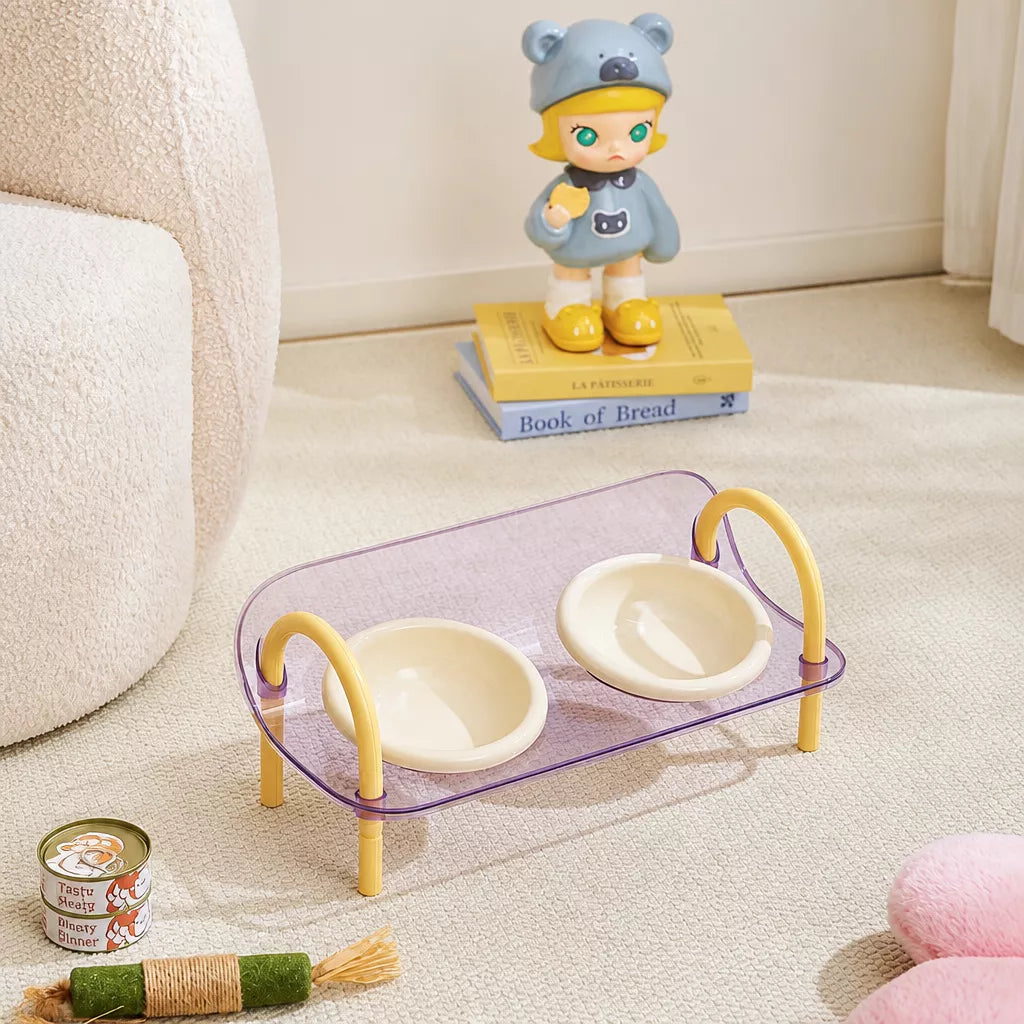 Pet Slow Feeder Bowl with Wide Opening