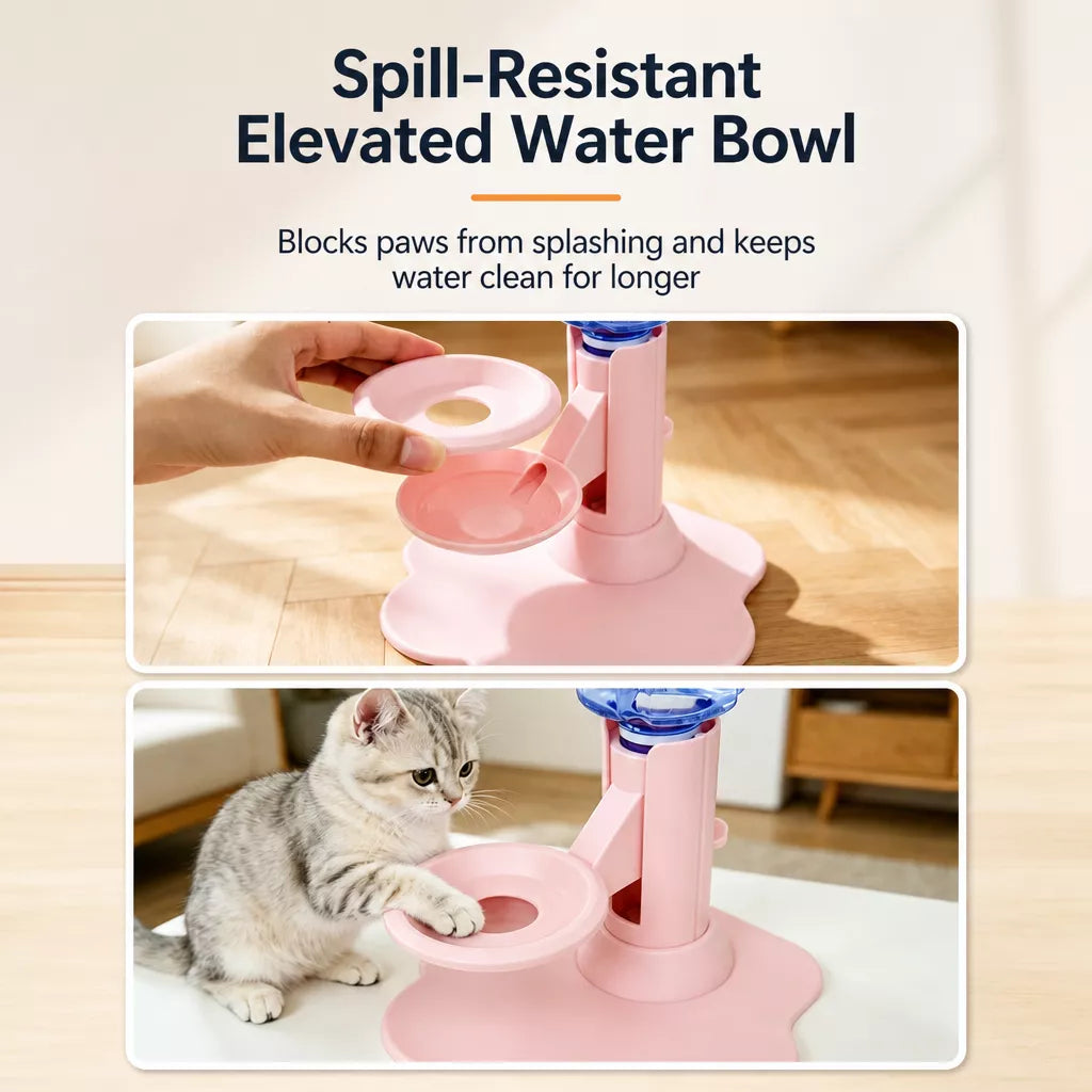 Adjustable Height Pet Water Dispenser