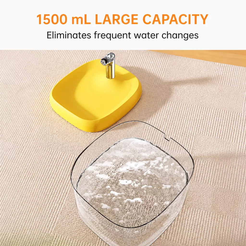 1.5L Automatic Pet Water Fountain with Filter for Cats & Dogs