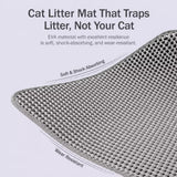 Double-Layer Cat Litter Mat