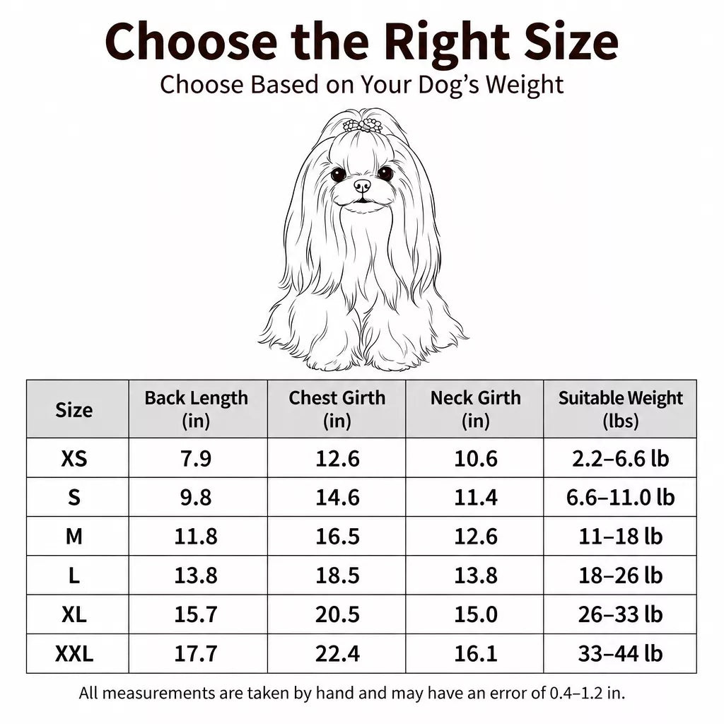 Waterproof Four-Leg Raincoat for Small Dogs