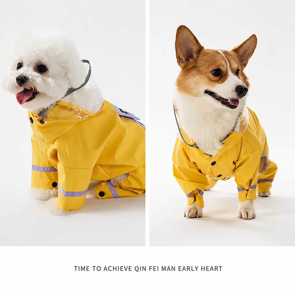 Dog Raincoat for Small to Medium Dogs