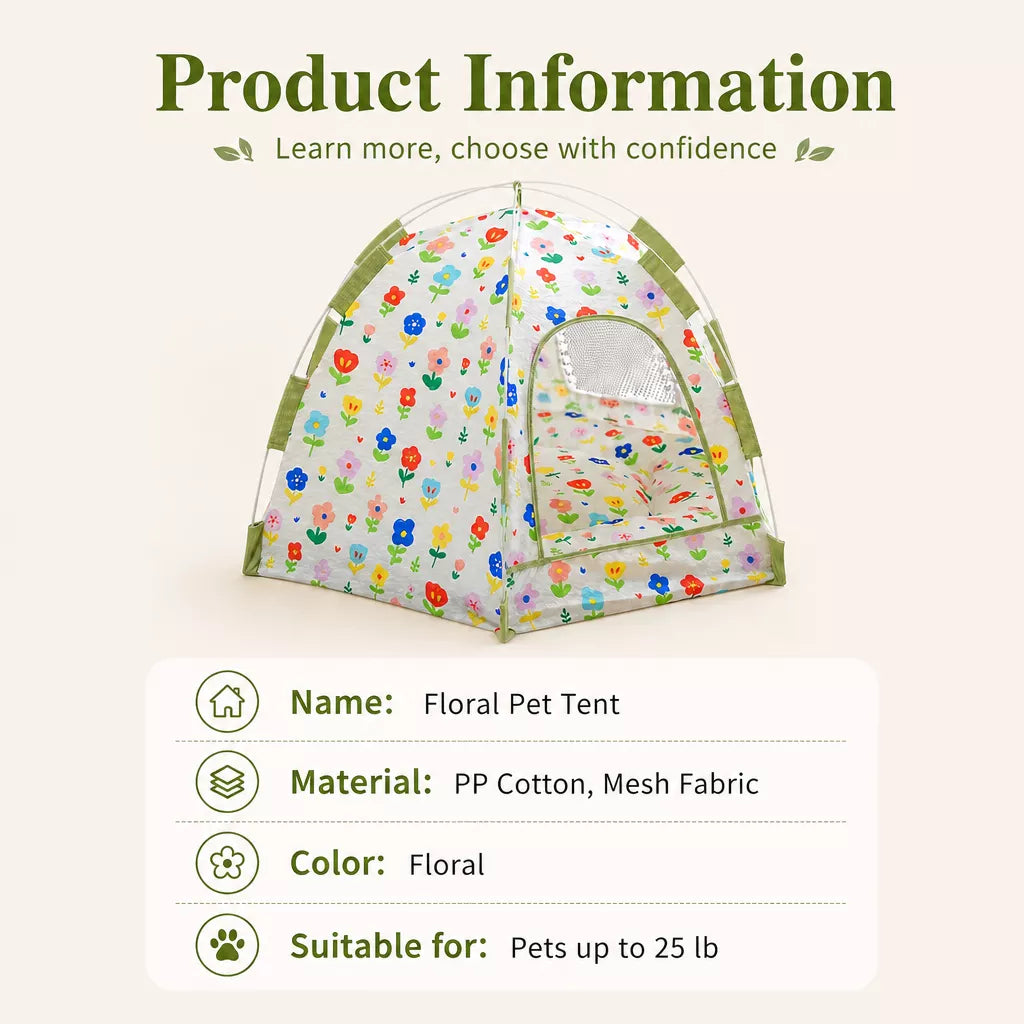 Indoor Cat & Dog Tent Bed