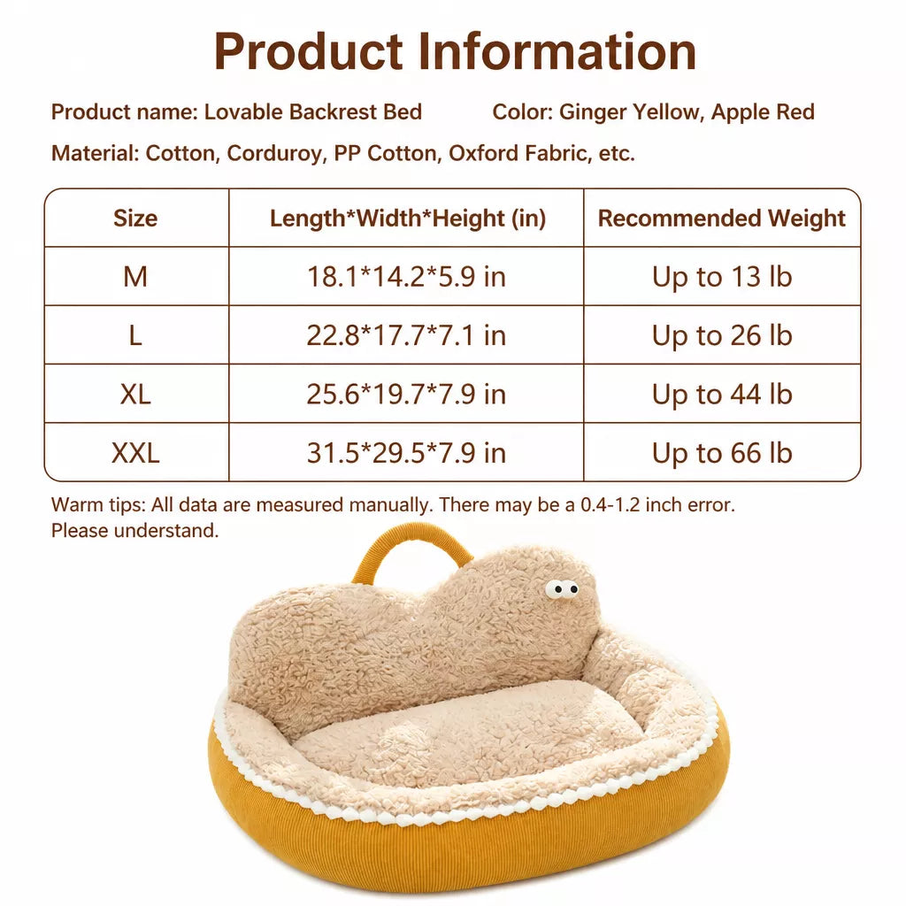 Semi-Enclosed Cat & Dog Bed with Removable, Washable Design