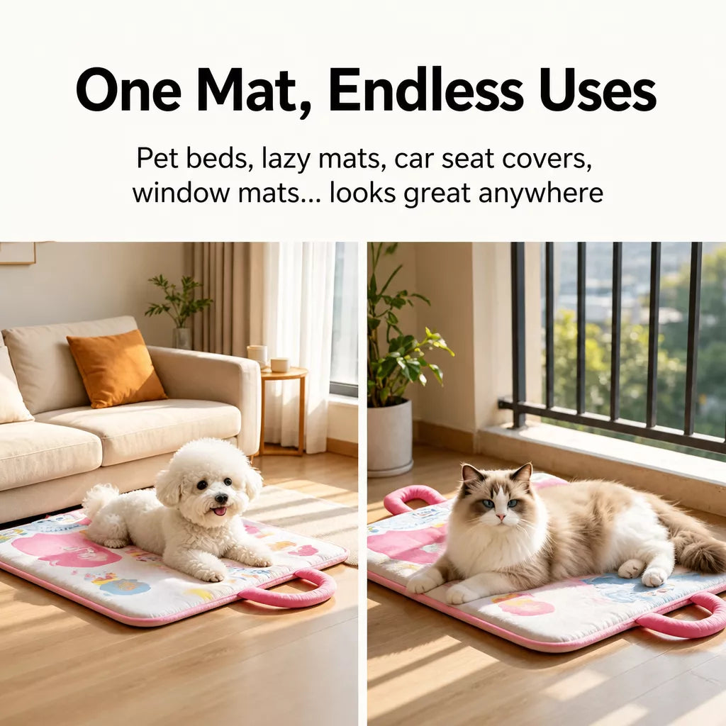 Foldable Pet Mat for Dogs and Cats