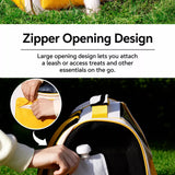 Large-Window Pet Carrier Backpack for Cats and Small Dogs