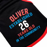 Pet Basketball Jersey for Dogs & Cats