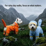 Four-Leg Raincoat for Small Dogs