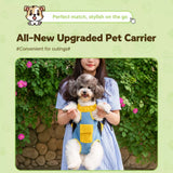 Nylon Pet Carrier Backpack for Dogs and Cats