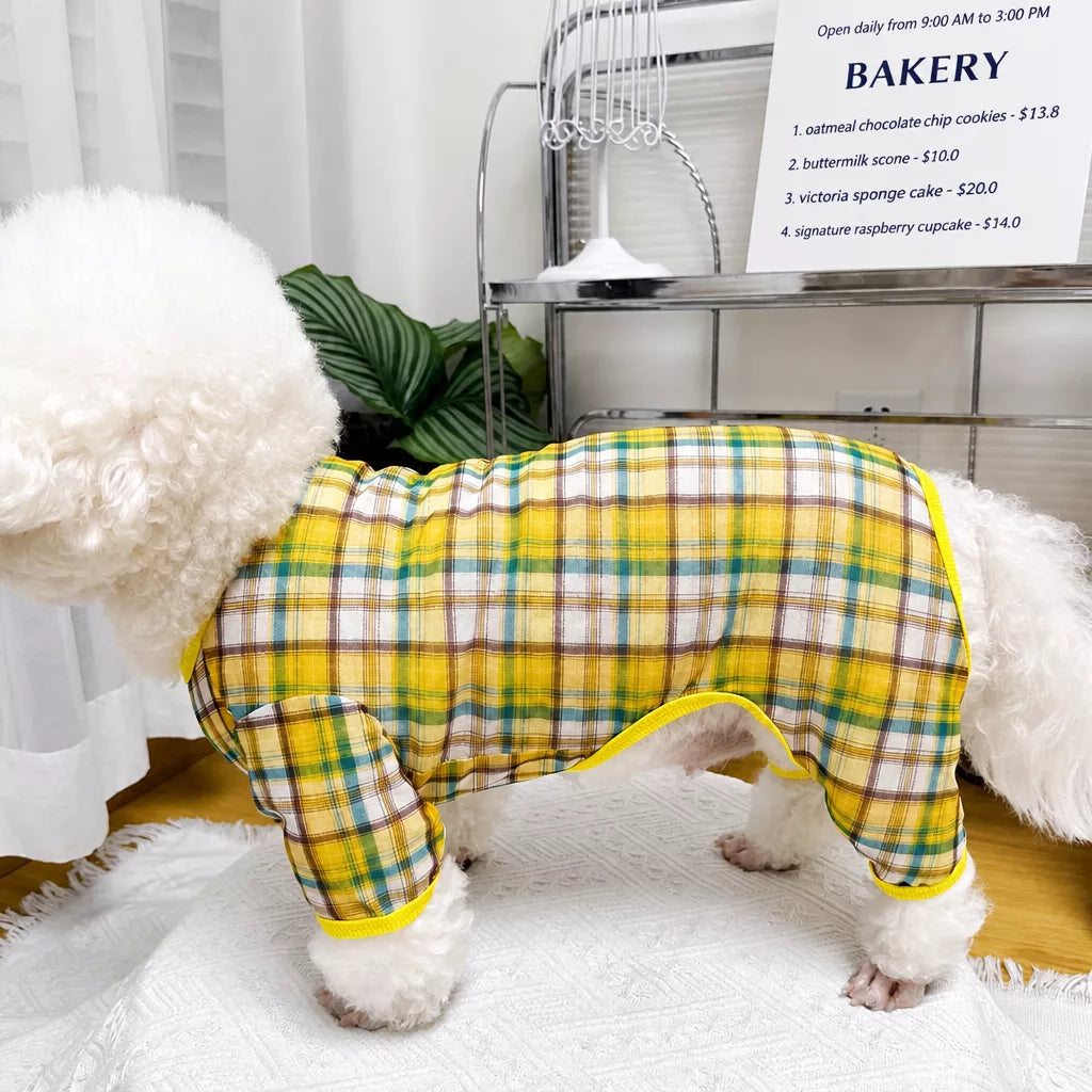 Striped Mesh Four-Leg Summer Shirt for Dogs