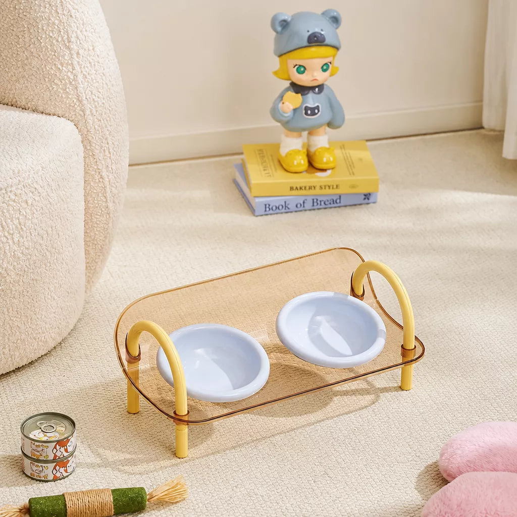Pet Slow Feeder Bowl with Wide Opening