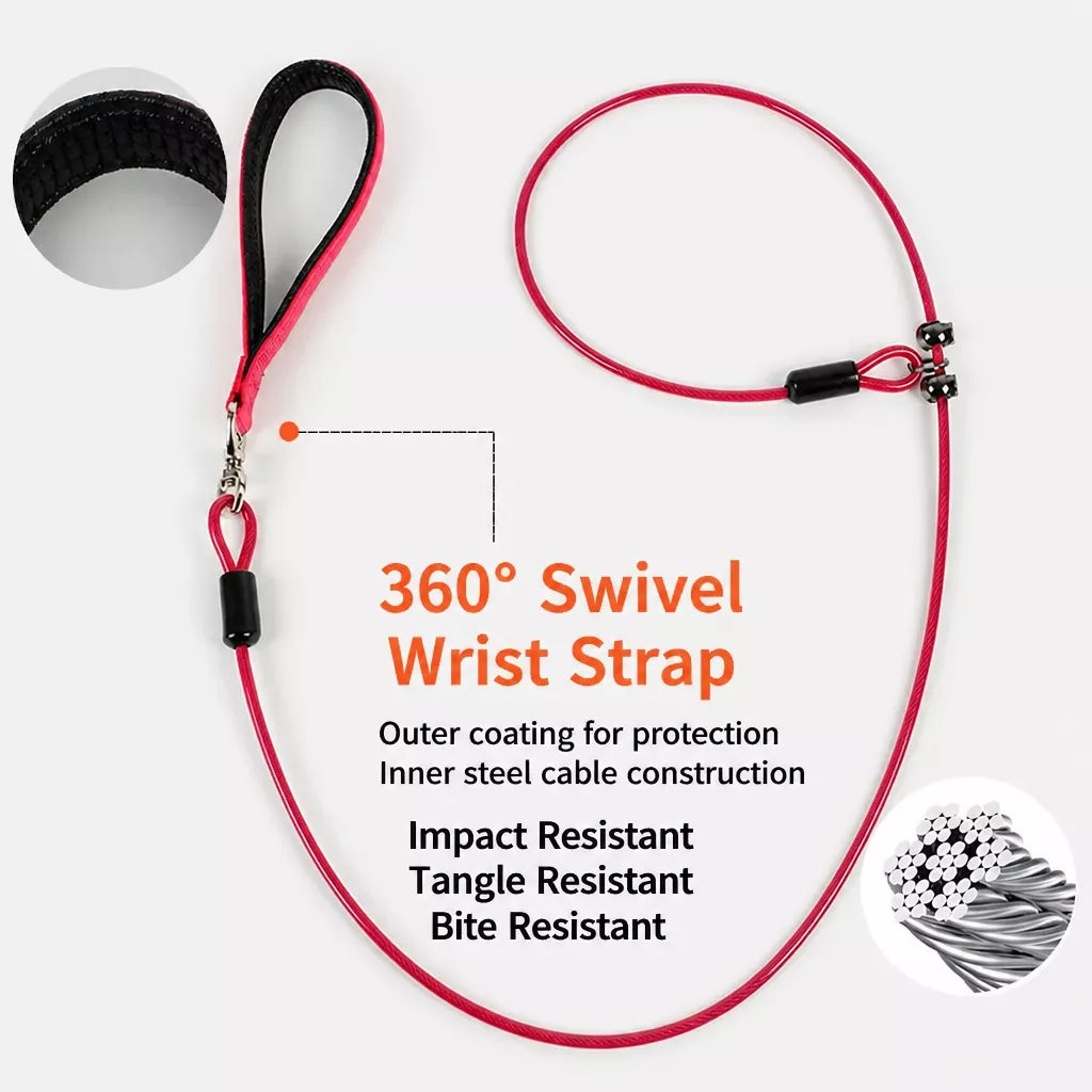 Steel Wire Dog Training Leash