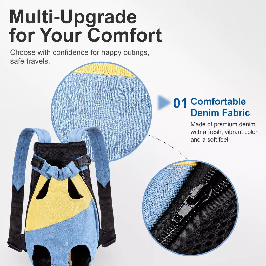Front Carrier Backpack for Small Dogs and Cats