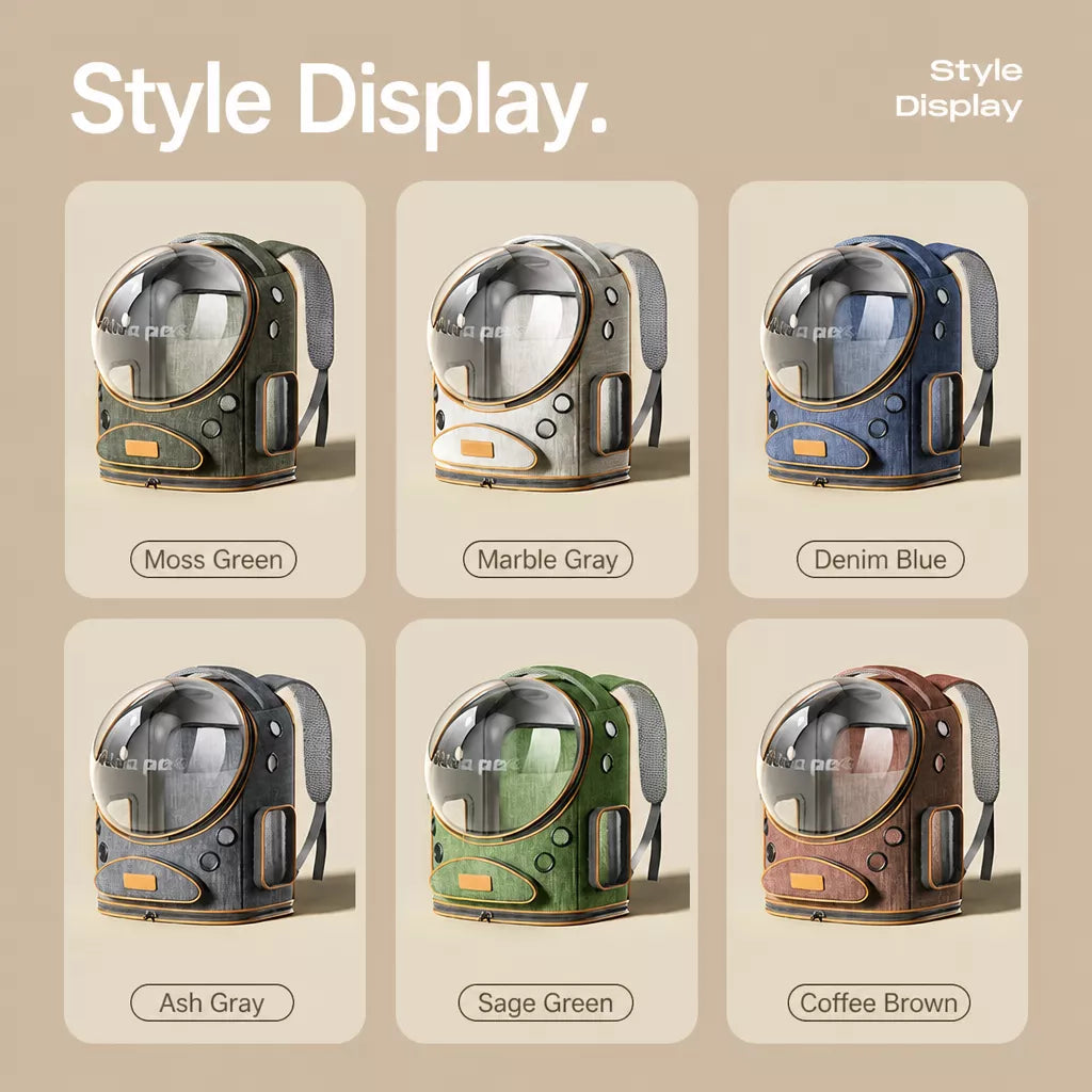 Pet Carrier Backpack with Panoramic Window