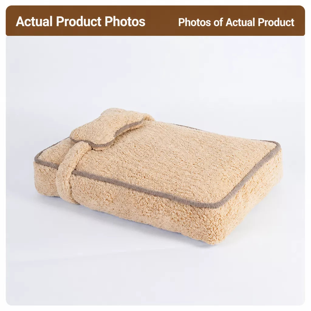 Plush Washable Pet Bed Mat