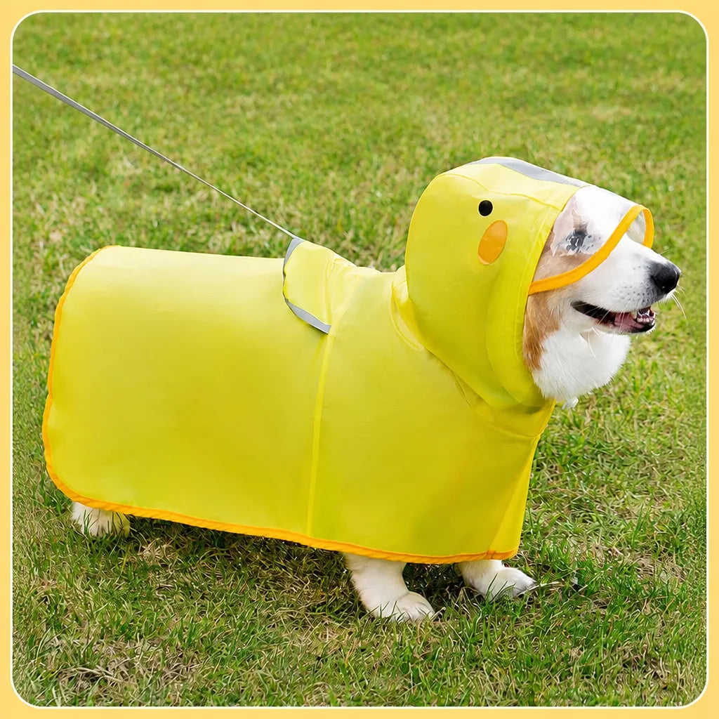 Waterproof Dog Raincoat for Small and Medium Breeds