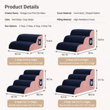 Pet Stairs for Small Dogs with Removable, Washable Design
