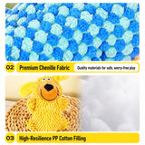 Plush Squeaky Dog Toy with Playful Animal Designs