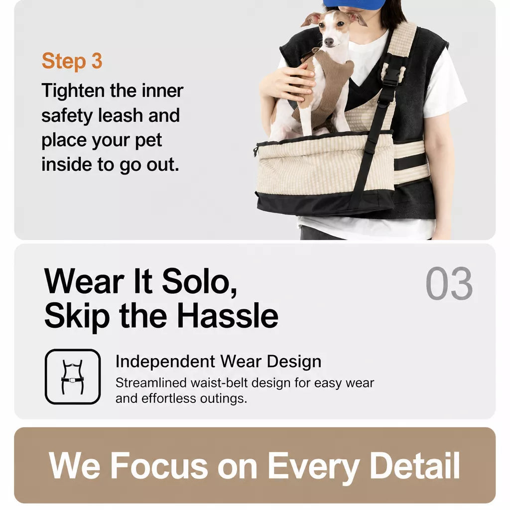 Small Dog & Cat Waist Carrier