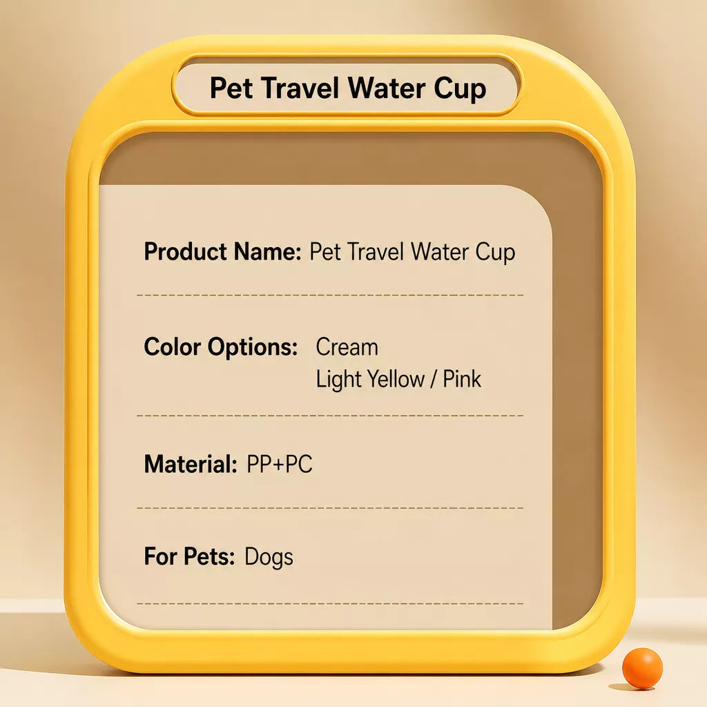 Portable Dog Water Bottle for Walks and Travel