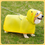 Dog Raincoat with Belly Coverage for Small to Medium Dogs