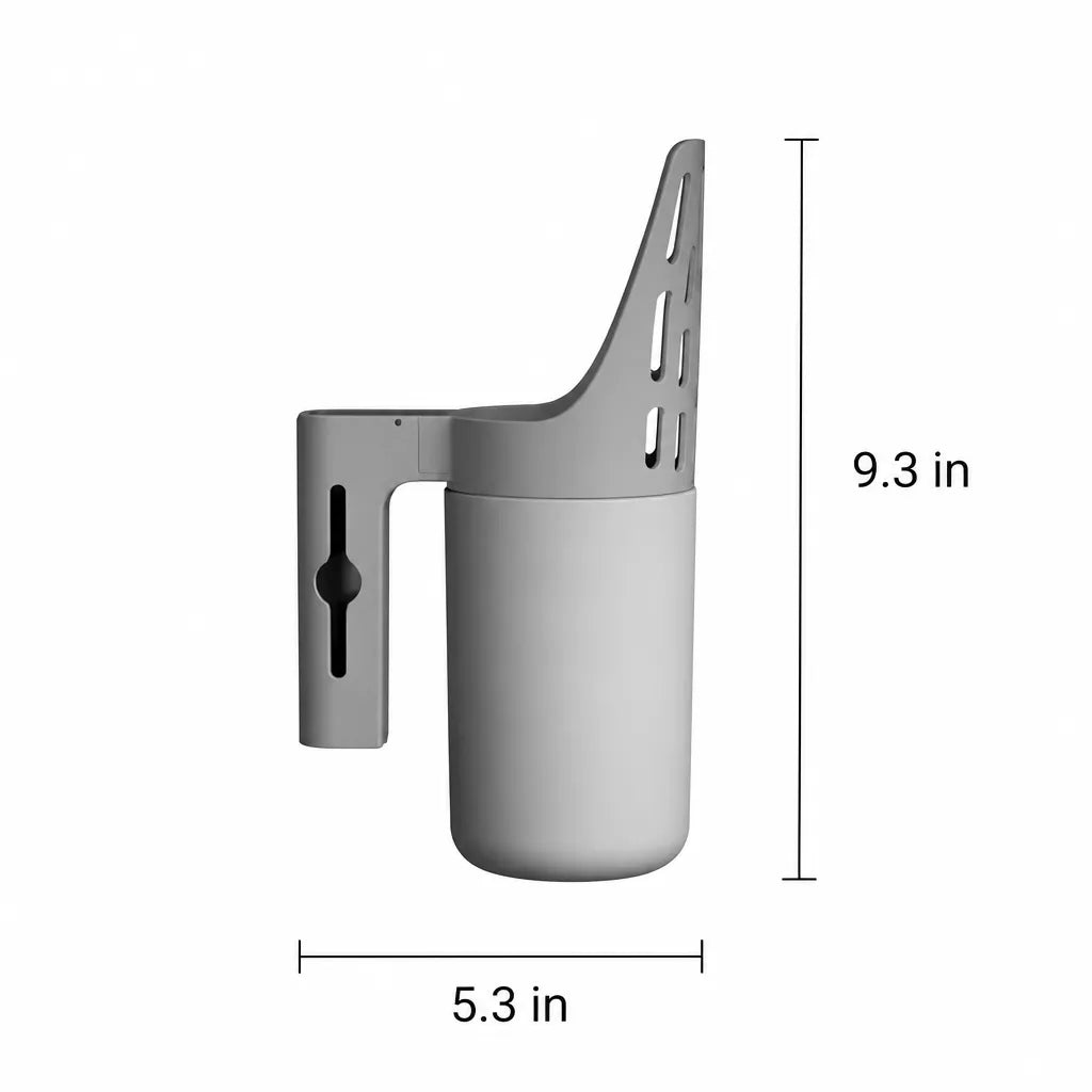 Cat Litter Scoop with Built-In Waste Bag Holder