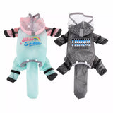 Waterproof Four-Leg Raincoat for Small Dogs