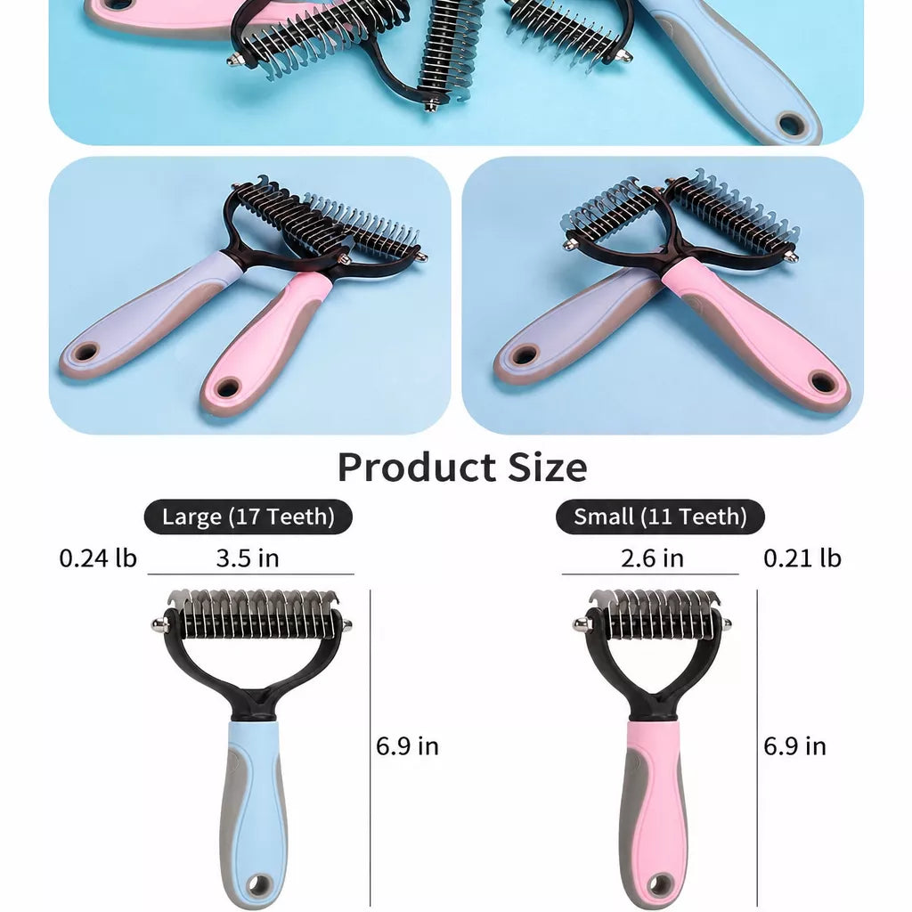 Undercoat Deshedding Comb for Dogs and Cats