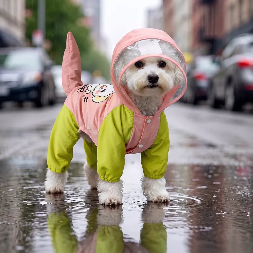 Four-Leg Dog Raincoat