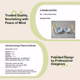 Pet Slow Feeder Bowl with Wide Opening