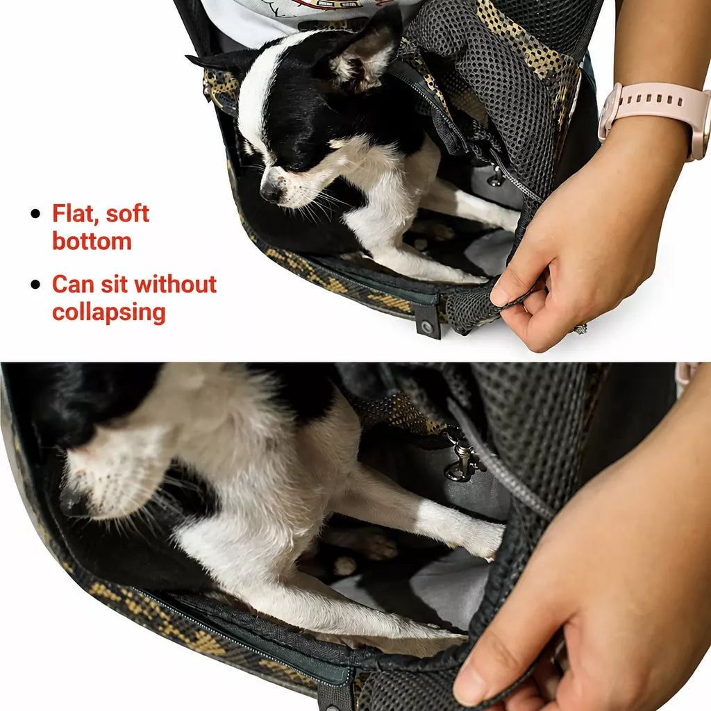 Mesh Pet Carrier Backpack for Small Dogs