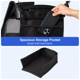 Foldable Pet Stroller with Removable Carrier and Tray