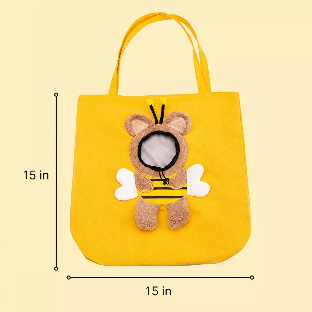 Canvas Pet Carrier Backpack for Cats and Small Dogs