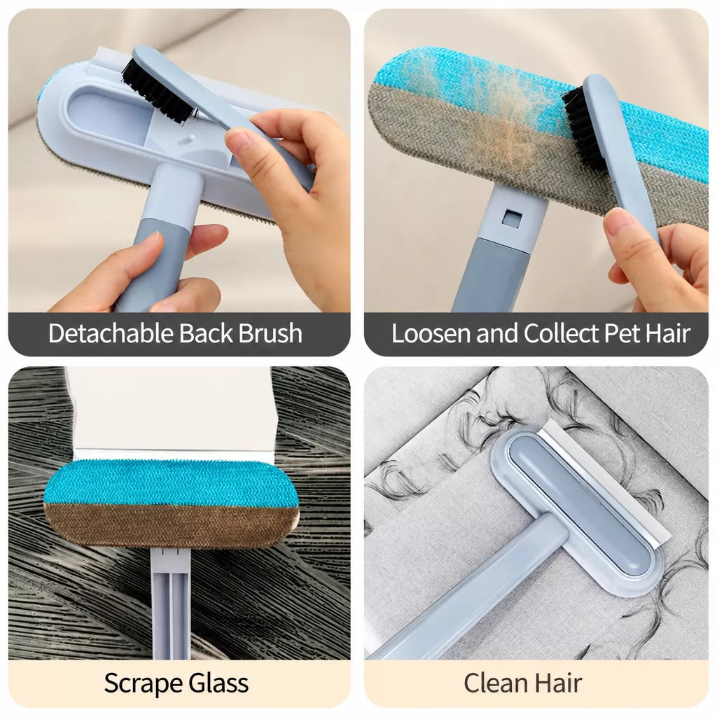 Pet Hair Removal Brush for Sofas, Clothing, and Carpets