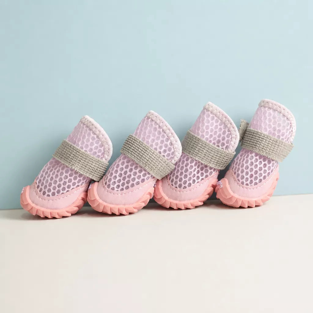 Breathable Mesh Dog Shoes with Soft Soles for Small Dogs