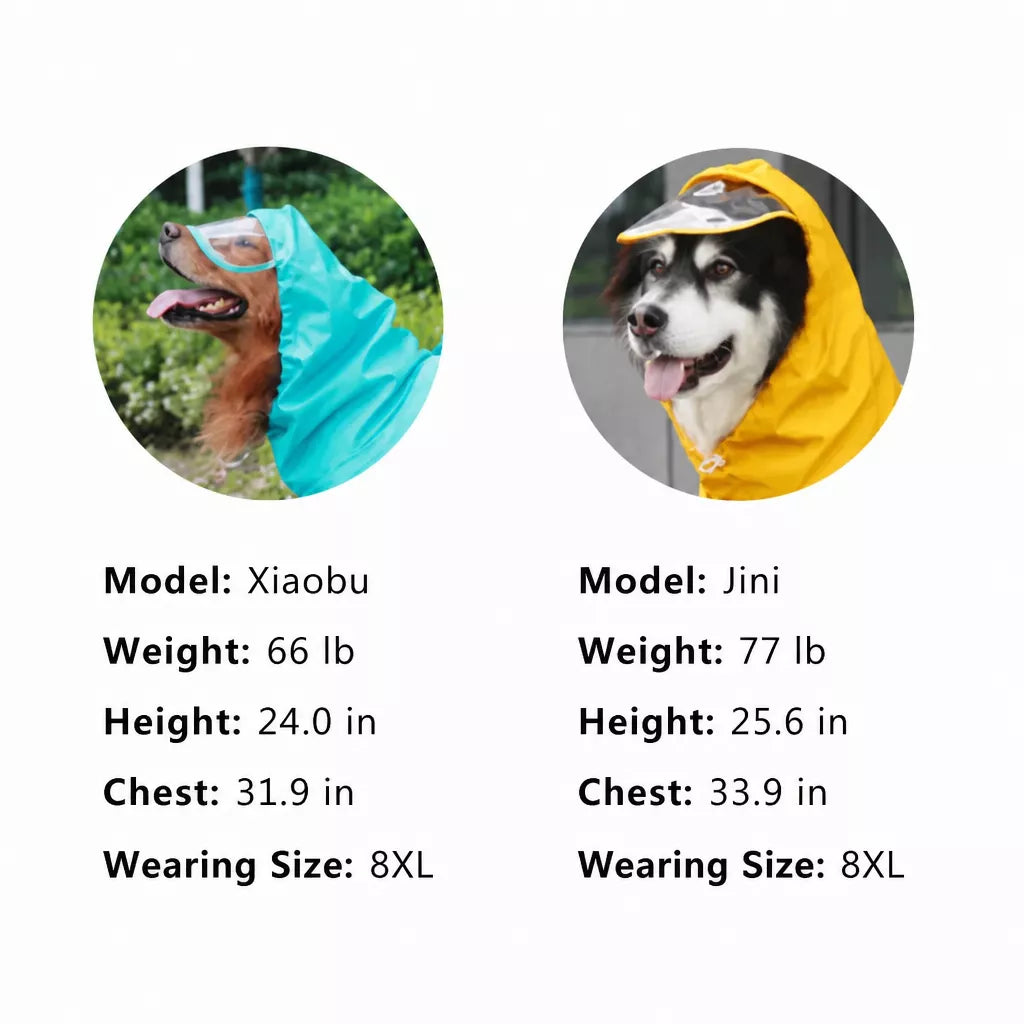 Dog Raincoat for Rainy-Day Walks