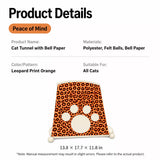 Foldable Oxford Cloth Cat Tunnel Toy with Crinkle Sound