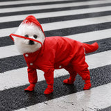 Four-Leg Waterproof Raincoat for Small Dogs