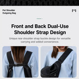 Front-Carry Pet Carrier Backpack for Small Dogs and Cats