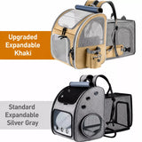 Large Breathable Pet Carrier Backpack for Dogs and Cats