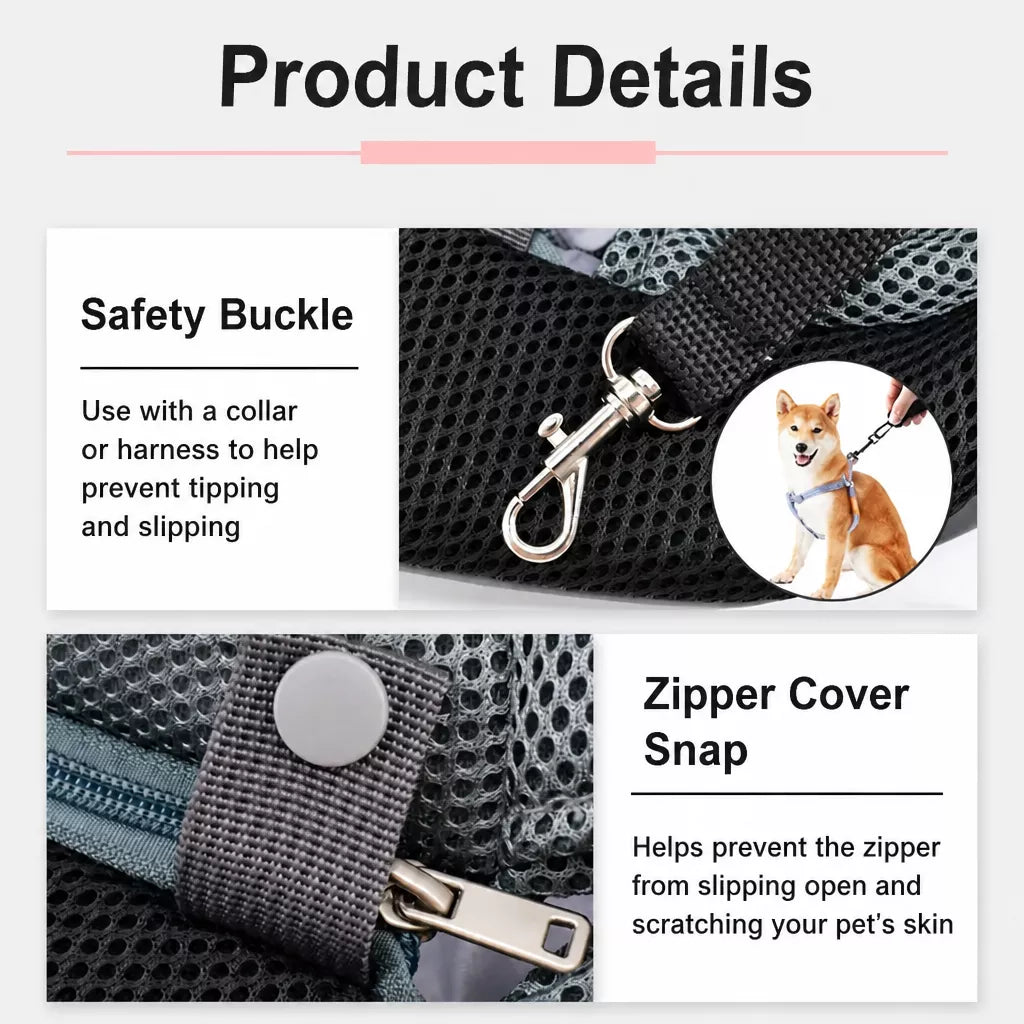 Mesh Pet Carrier Backpack for Small Dogs